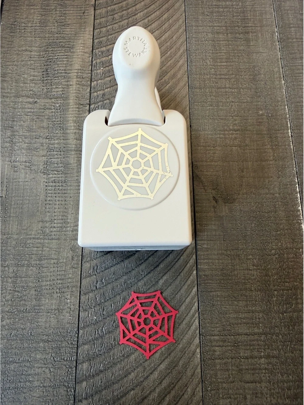 Martha Stewart Rare Halloween Spider Web Shape Punch